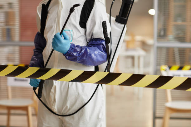 Professional Biohazard technician working in Augusta, WI